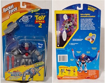 Disney Pixar Toy Story 2 Mattel Twin Rocket Force Buzz Cyberhook