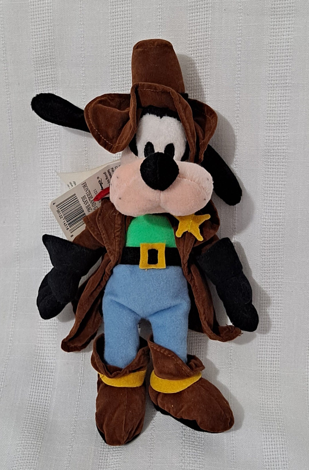 70s ビンテージ グーフィー サファリ ディズニー 人形 Vintage Retired New Tags Frontierland Mickey Mouse Pal Sheriff