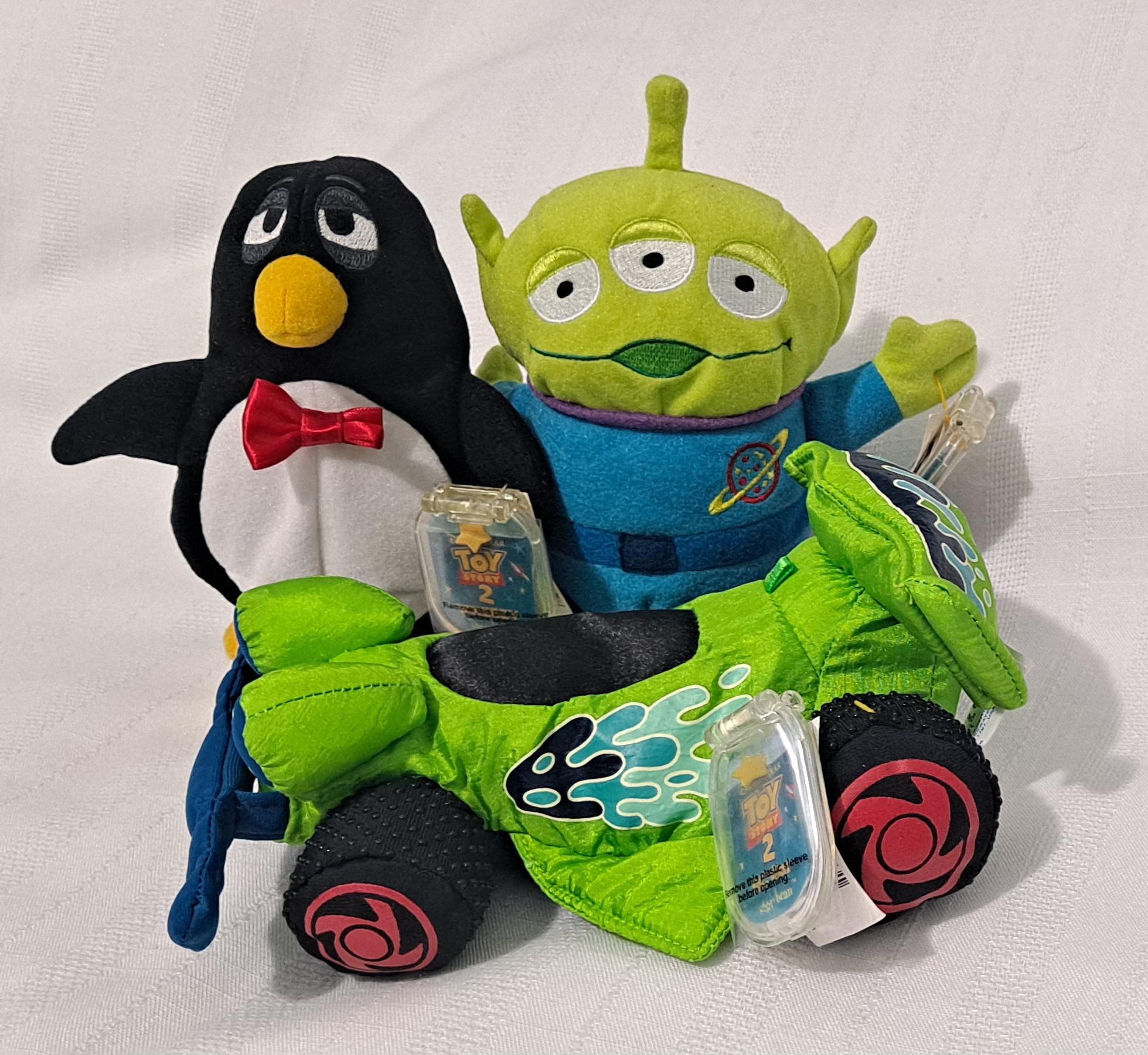 ゴーリー人形 Vintage New with Tags Disney Pixar Toy Story 2 Star Bean Wheezy