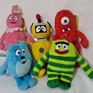 Retired New Nickelodeon Yo Gabba Monsters Muno Foofa Toodee