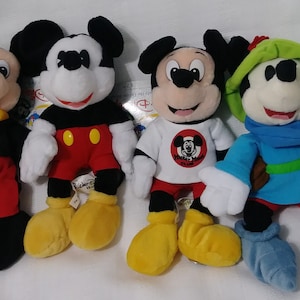 Millenium Park Costume Pie-eyed Pie Eyed Brave Little Tailor Mickey Mouse Club Disney Plush Mini Bean Bag Doll New Tags Vintage