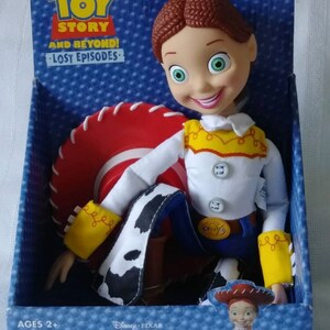 Disney Pixar Hasbro Toy Story & Beyond Cowgirl Jessie Bullseye Horse Astronaut Buzz Lightyear Figure Cuddle Doll Vintage Retired New Package Jessie