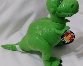 Retired New with Tags Disney Parks Resort Disney World Disneyland Pixar Toy Story Tyrannosaurus T Rex the Dinosaur Bean Bag Plush Doll