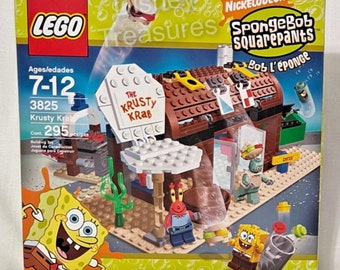 Lego Spongebob Christmas Part NEW Sealed Nickelodeon Lego 3825 The