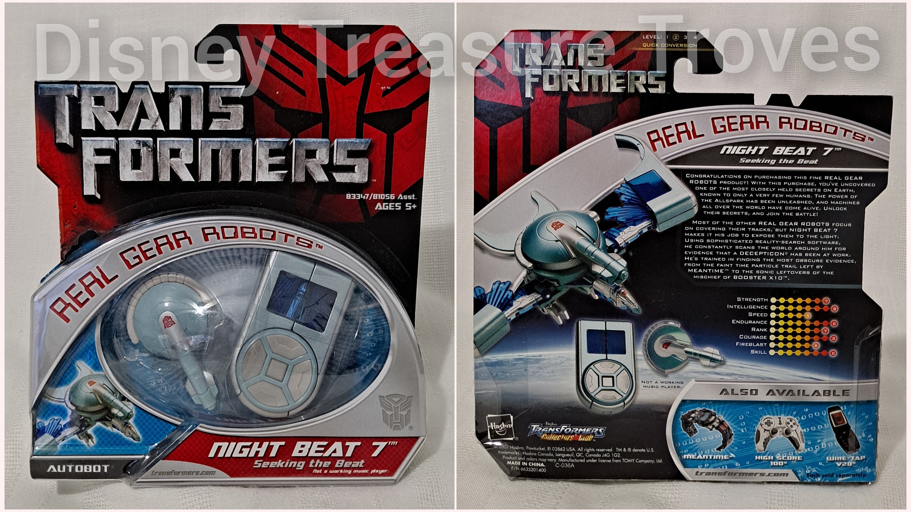 New Retired 2007 Original Hasbro Transformers Real Gear Robots - Etsy