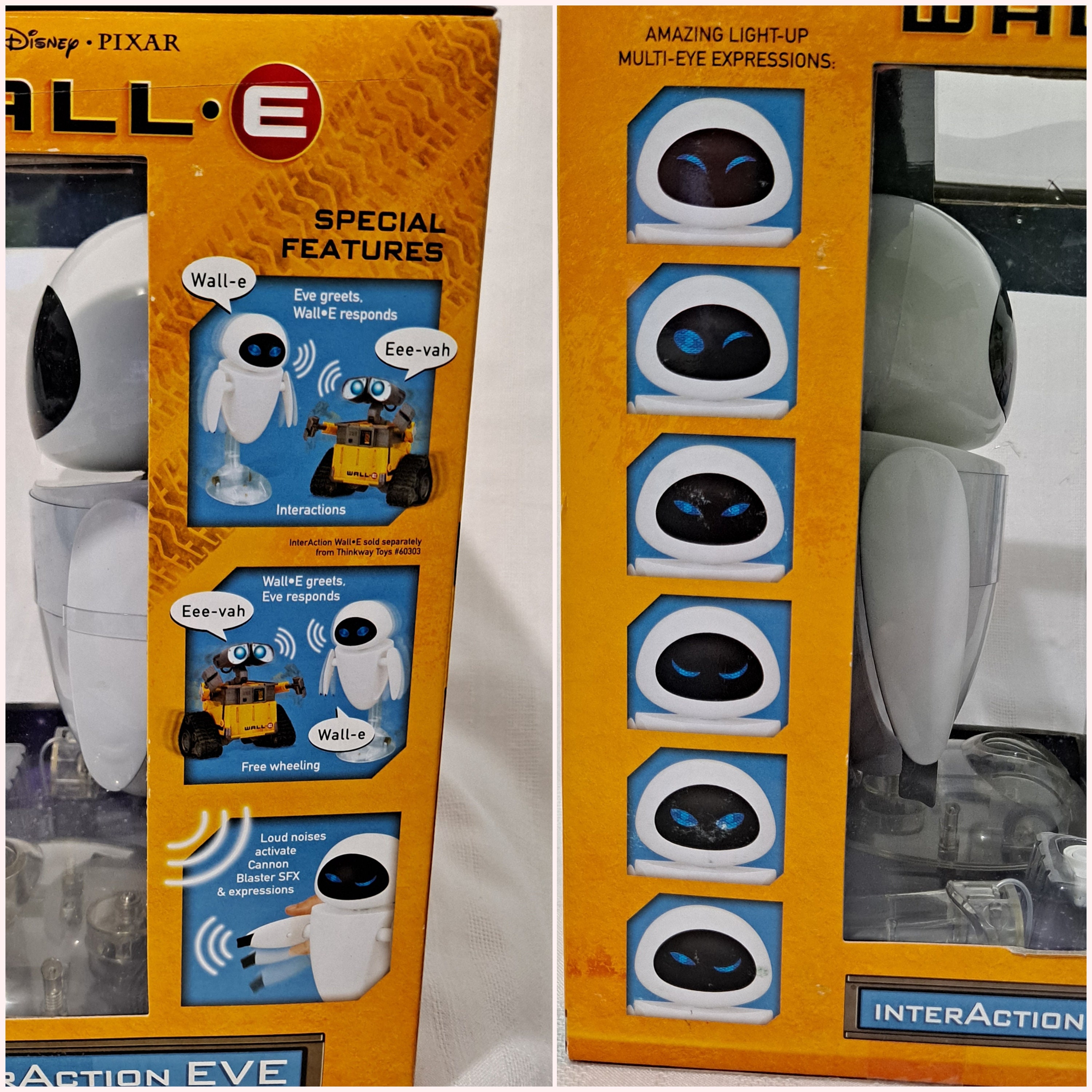 New Factory Sealed Retired Disney Pixar Interaction Eve