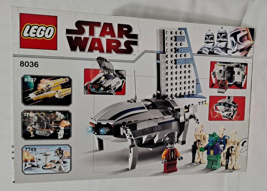 Alvorlig Alfabetisk orden Skygge New Factory Sealed Retired Disney Star Wars Lego 8036 - Etsy Singapore