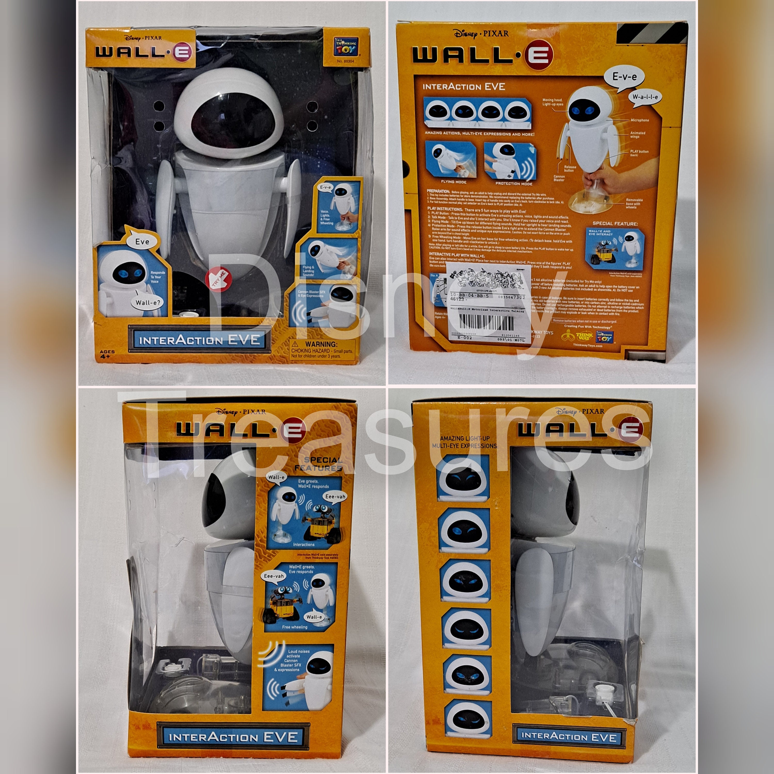 WALL ・ E フィギュアセット　ビンテージ　トーキング New Factory Sealed Retired Disney Pixar Interaction Wall E