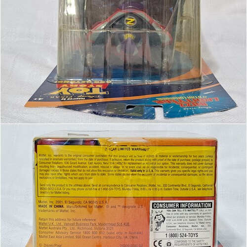 Disney Pixar Toy Story Beyond Mattel Star Command Cosmic shops Clash Rocket Launching Evil Cape Zurg Action Figure Vintage Retired New in Package