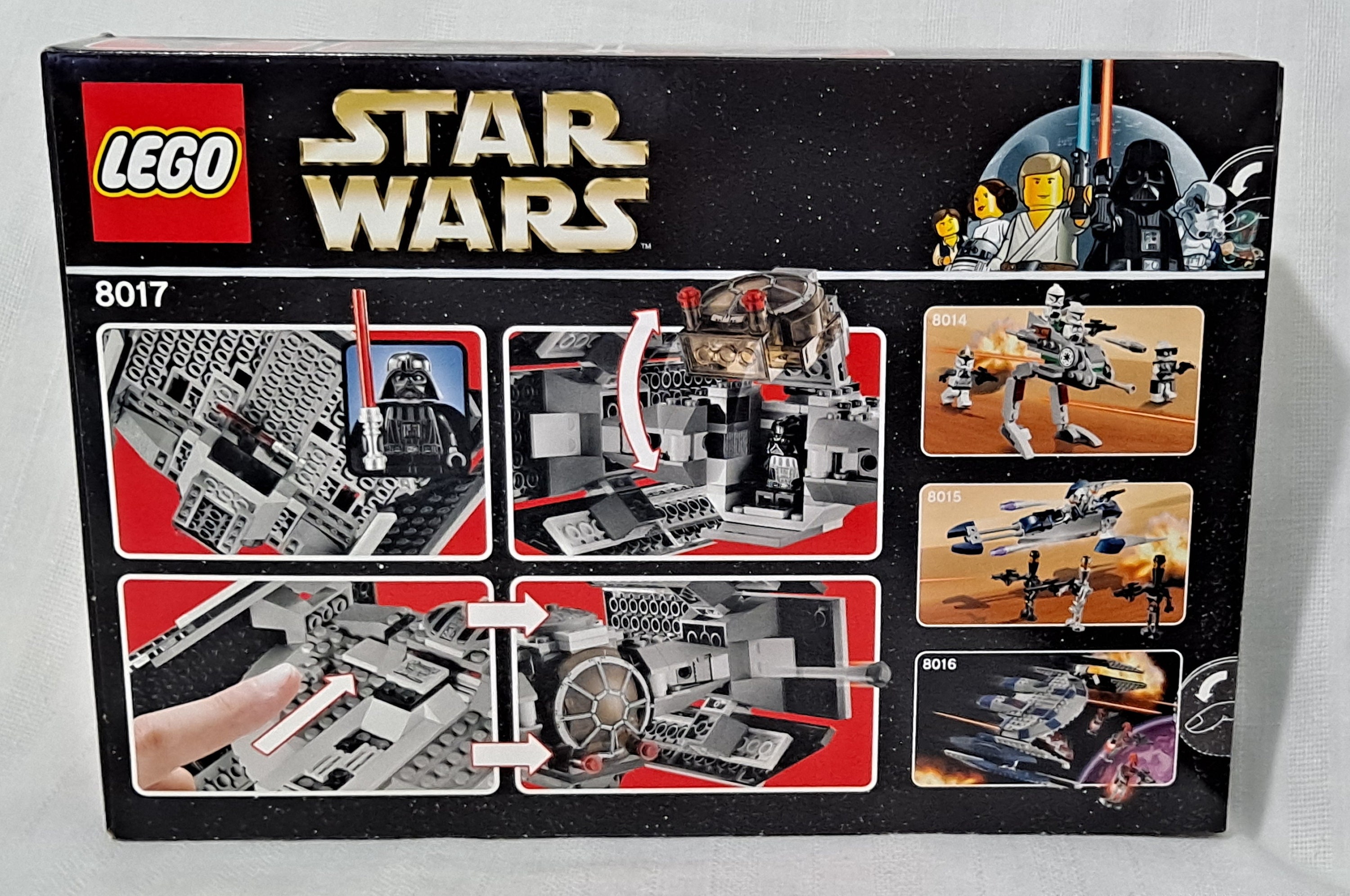【希少】STAR WARS コレクターズセット New Factory Sealed Retired Vintage Star Wars Lego 8017 Darth Vader