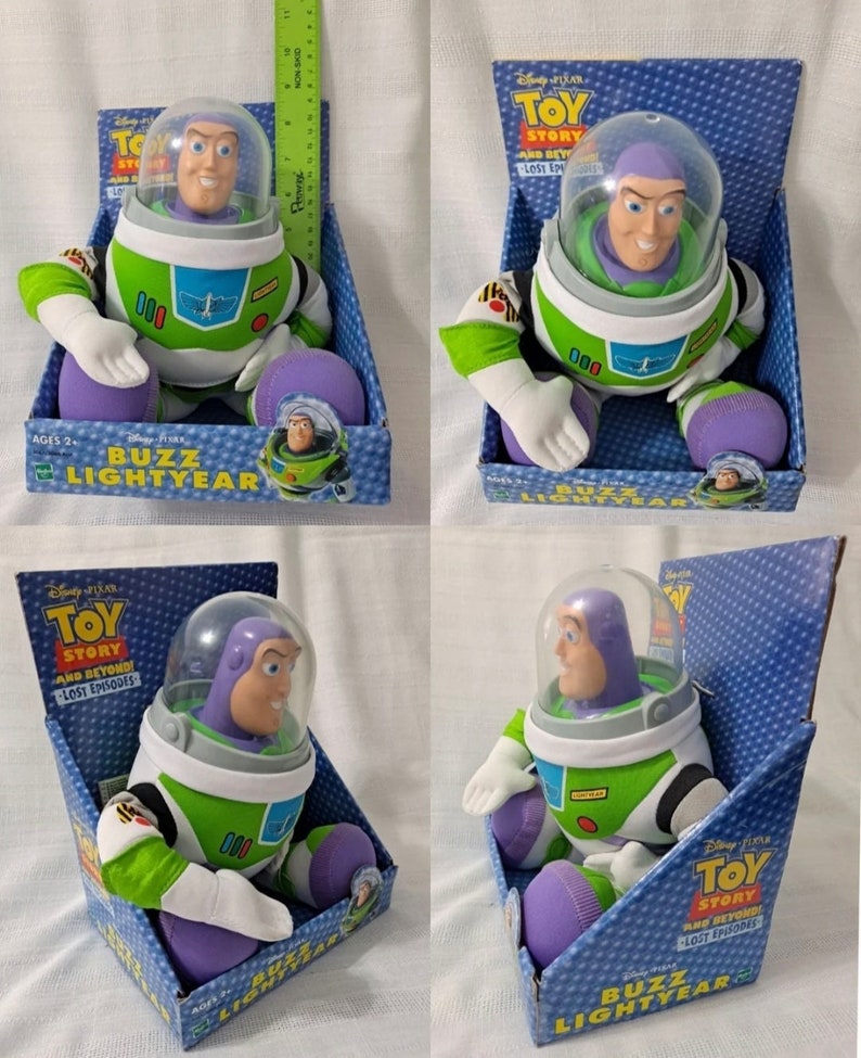 Disney Pixar Hasbro Toy Story & Beyond Cowgirl Jessie Bullseye Horse Astronaut Buzz Lightyear Figure Cuddle Doll Vintage Retired New Package image 7