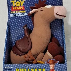 Disney Pixar Hasbro Toy Story & Beyond Cowgirl Jessie Bullseye Horse Astronaut Buzz Lightyear Figure Cuddle Doll Vintage Retired New Package Bullseye