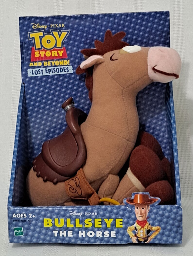 Disney Pixar Hasbro Toy Story & Beyond Cowgirl Jessie Bullseye Horse Astronaut Buzz Lightyear Figure Cuddle Doll Vintage Retired New Package Bullseye
