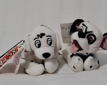 Vintage Disney Store Exclusive 101 Dalmatians Penny Talking Penny Plush Bean Bag Doll Star Bean Freckles New with Tags