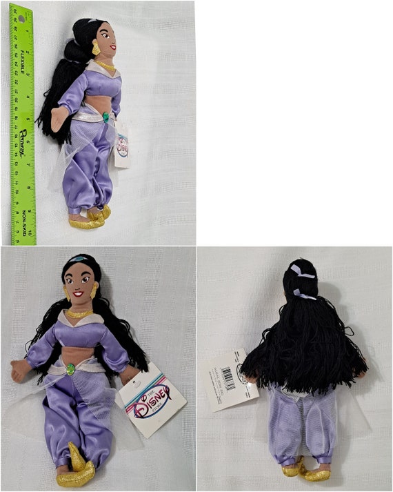 Vintage New With Tags Princess Jasmine Aladdin Monkey Abu Genie