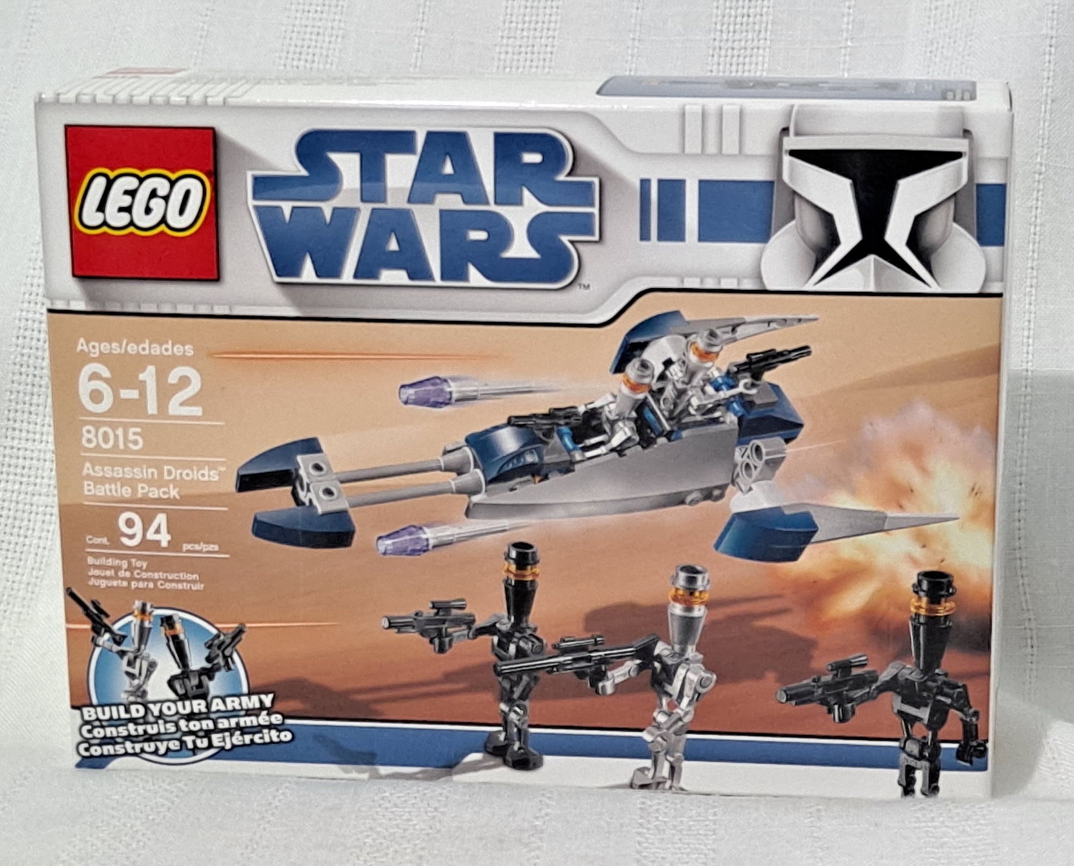 New Factory Sealed Retired Vintage Star Wars Lego 8015 Assassin Droids Battle Pack Elite Assassin Droids Battle Speeder Ship Etsy