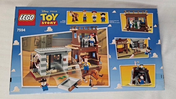 New Sealed Retired 2010 Disney Toy Story LEGO 7594 Sheriff Woody Roundup Jail Prospector Pete Bullseye Jessie Etsy UK
