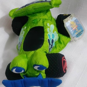Vintage New with Tags Disney Pixar Toy Story 2 Star Bean RC Car Mattel Bean Bag Plush Doll