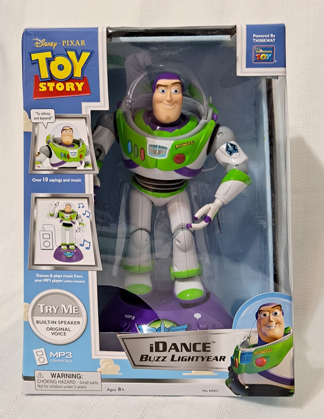 Retired New Disney Pixar ThinkWay Toys Toy Story Talking