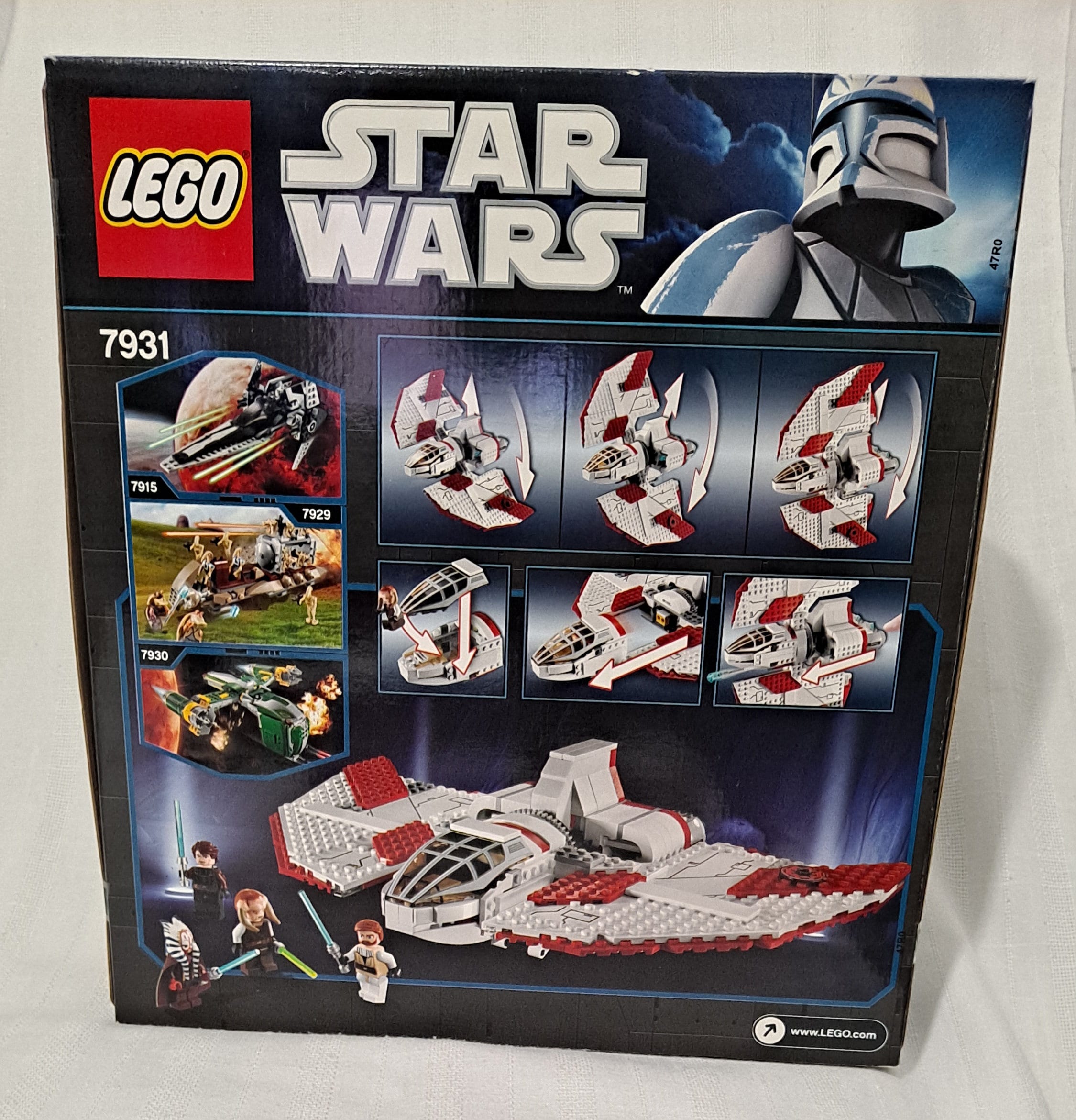 New Factory Sealed Lego 7931 Star Wars Clone Wars Jedi T-6 Shuttle