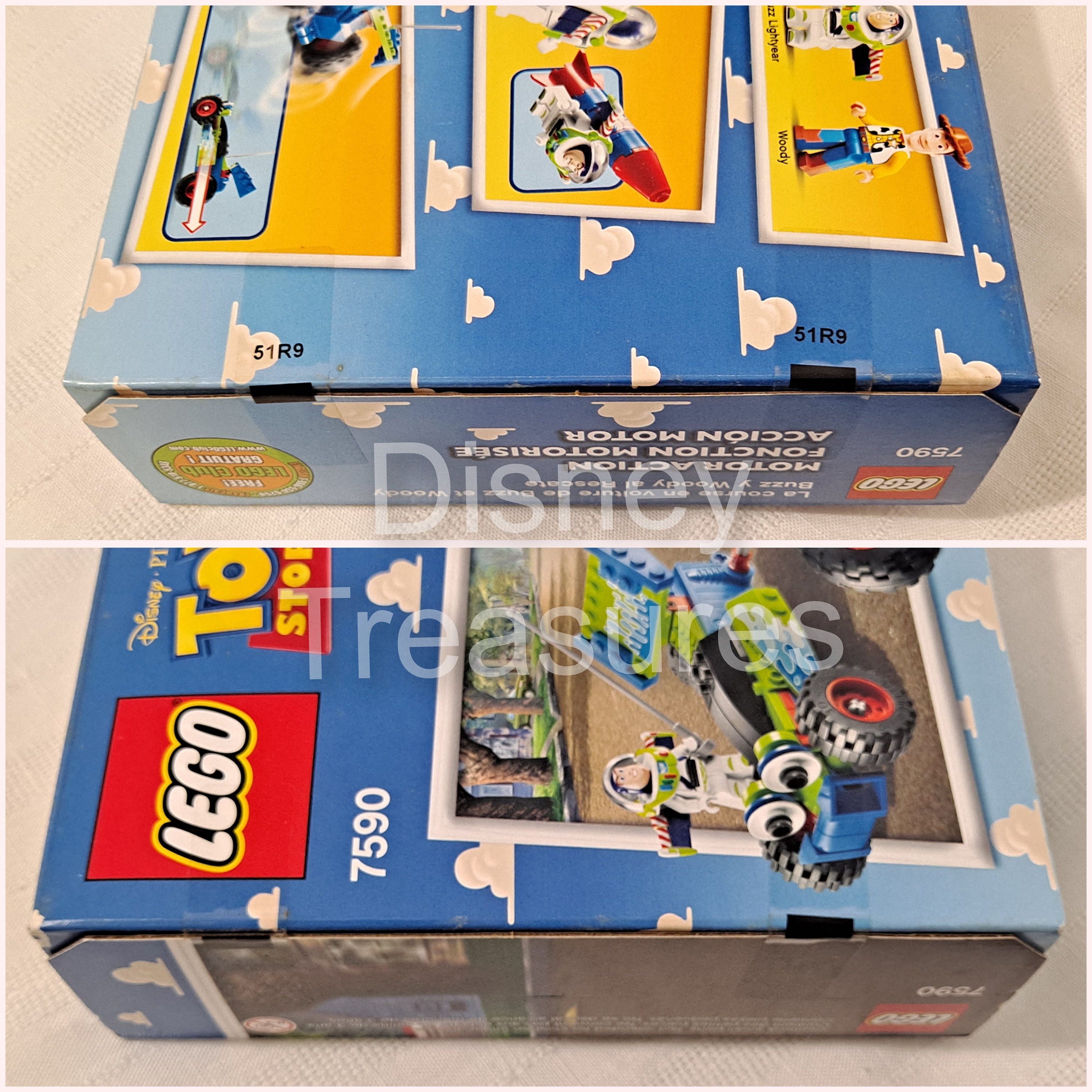 New Retired Sealed Lego 7590 Disney Pixar Toy Story Astronaut Buzz Lightyear Sheriff Woody RC the Car Rescue Scene Pull back Action Vehicle Etsy
