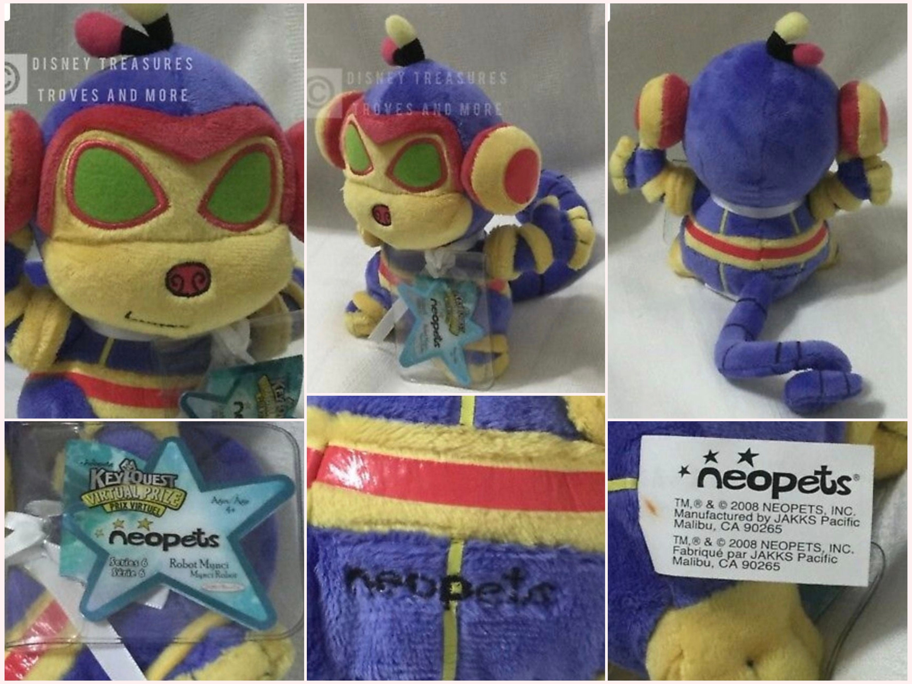 New Sealed Virtual Keyquest Code Jakks Pacific Neopets Robot