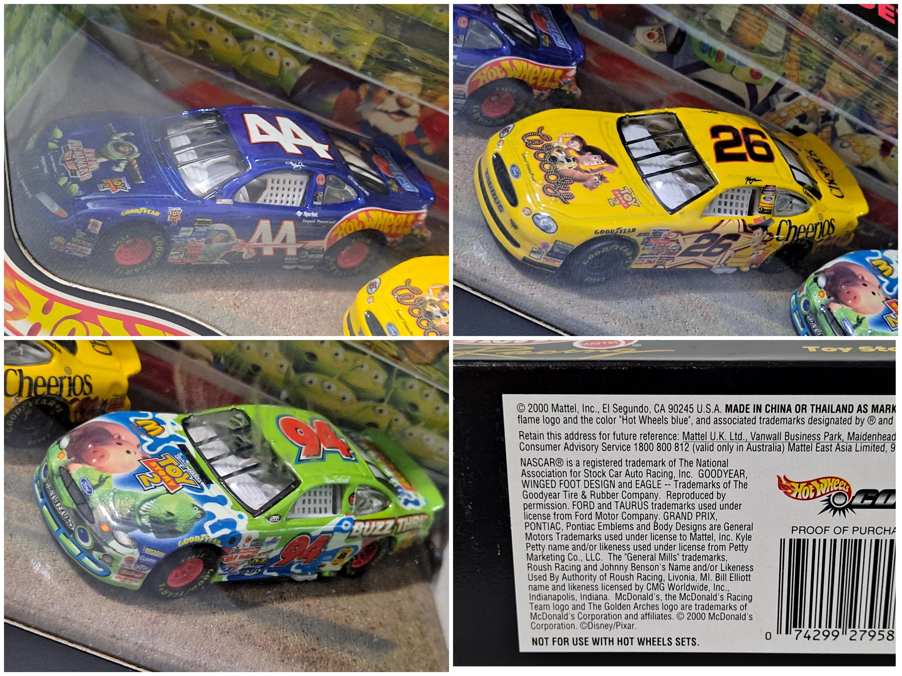 Disney Pixar Toy Story 2 Mattel Twin Rocket Force Buzz Cyberhook