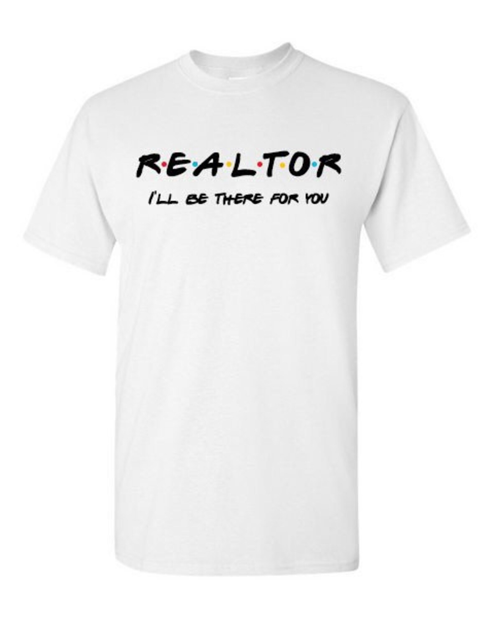 Friends theme real estate shirt realtor Gift friends theme | Etsy