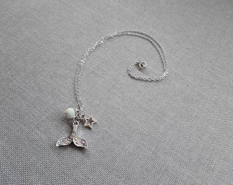 10 Walflossen Charms 16 x 16 mm Anhänger Flosse Wal Kettenanhänger Bettelarmband