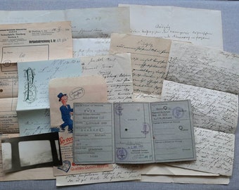 Scrapbooking/Junk Journal/Journaling/Vintage/Papier/Postkarten/Rechnungen/Fotos/Dokumente