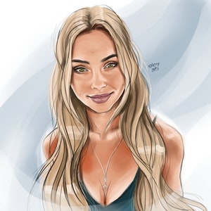 Custom digital portrait, Cartoon art from photo, Social media picture, Digital Logo