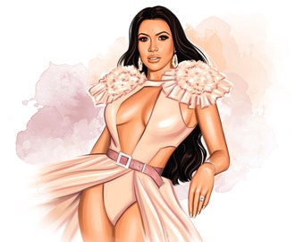 Custom Portrait, Beauty Bridal Illustration, Business Logo, Rebranding (Digital Download)