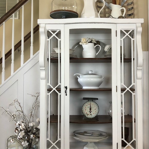 China Antique Hutch Vintage China Etsy