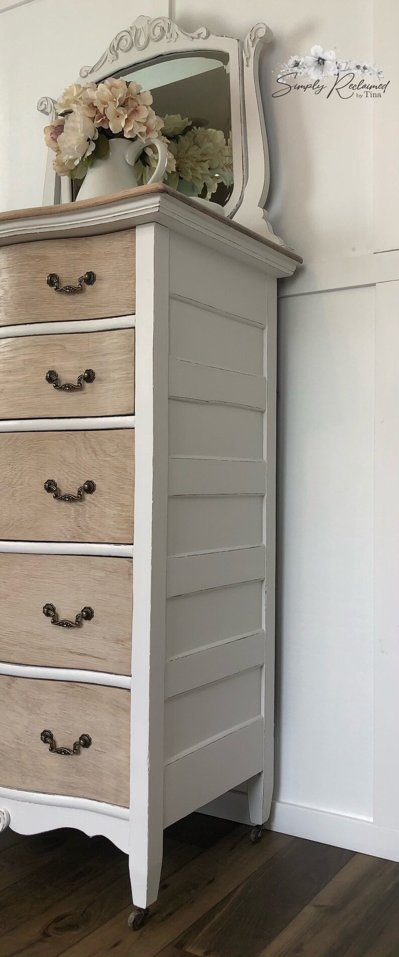 SOLD Antique Dresser With Swivel Mirror and Matching Full Etsy