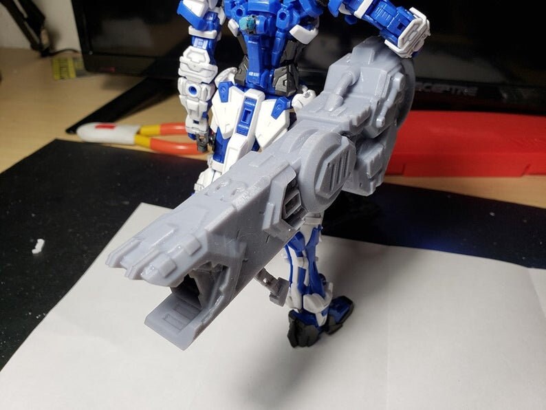 STL Gundam MG 1/100 Dual Positron Blaster Gun Etsy