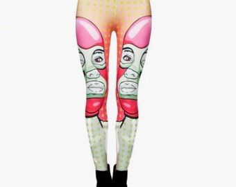 The Aerialist - Wrestler Leggings - Fairytale & Fantasy Range. Suitable for Silks, Hoop, and other Aerial Circus Arts