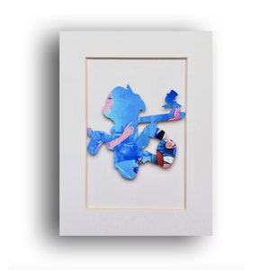 Pinocchio imprimer la silhouette de fée bleue