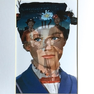 Mary Poppins Julie Andrews mounted print