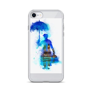 Mary Poppins watercolour print iPhone Case