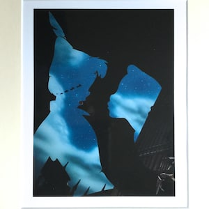 Peter Pan & Wendy silhouette Disney impression