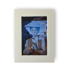 Mary Poppins & the chimney sweeps mounted print