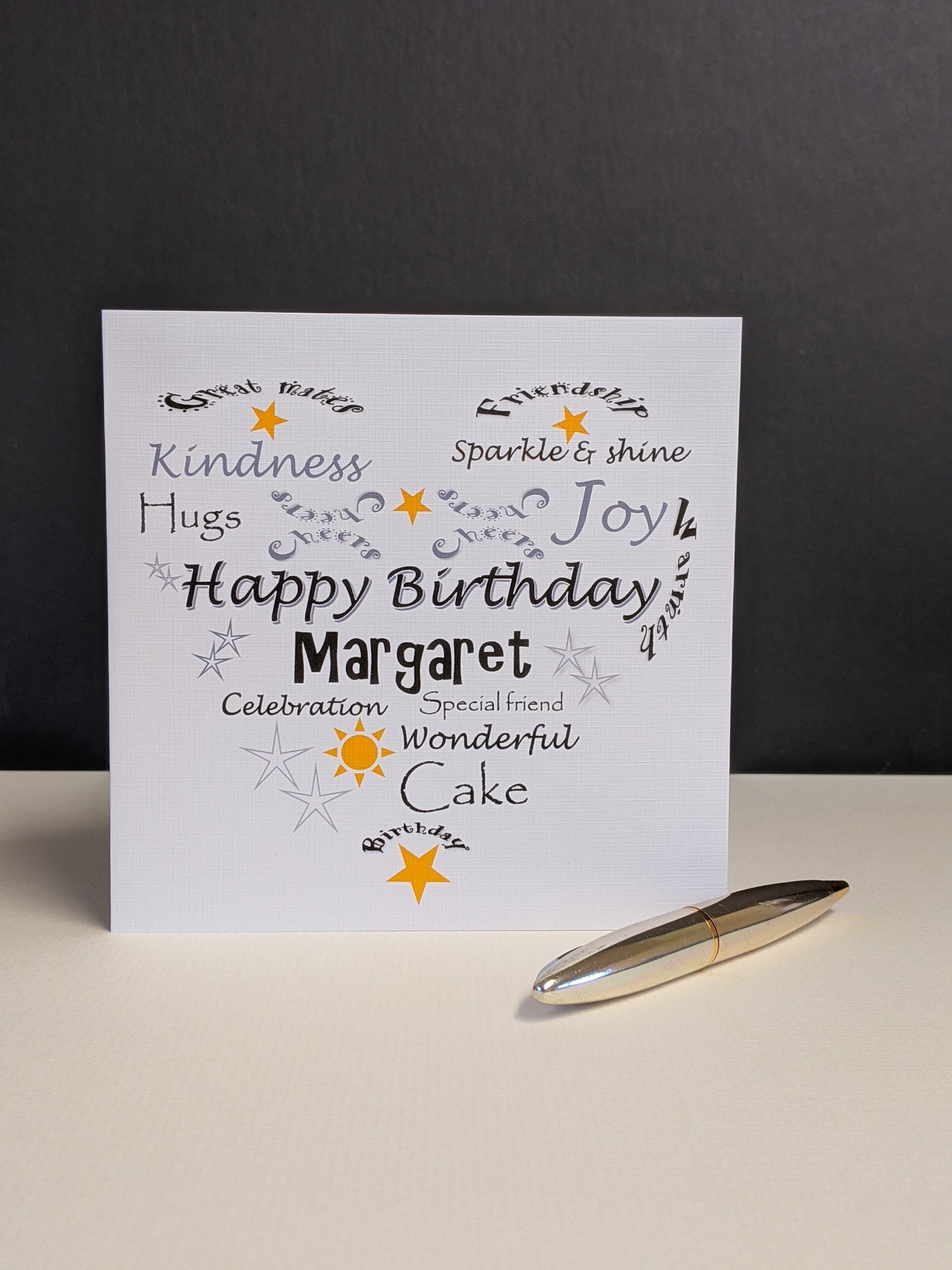 Personalisierte Geburtstagskarte alles Gute zum Geburtstag | Etsy