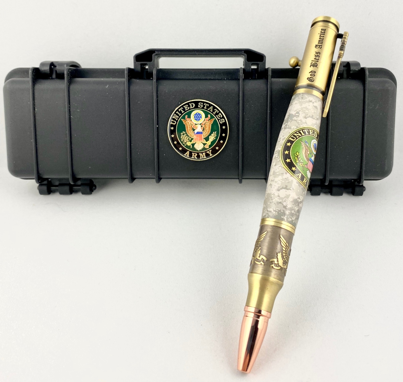 United States Army Bolt Action Pen USA Army Retirement Gift Army Pen