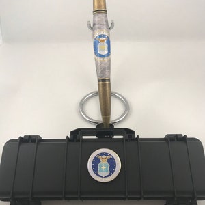 US Air Force Twist Pen (USAF) - Air Force Retirement Gift - Air Force Pen - Handmade Pen - Air Force Valentine’s Gift - Veterans Gift