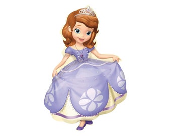 Officially Licensed Sofia the 1st Birthday Mylar Balloon | Princess Party Decor (35 Inch)