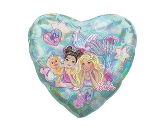 Officially Licensed Barbie Mermaid Balloon | Birthday Under The Sea Party Decoration