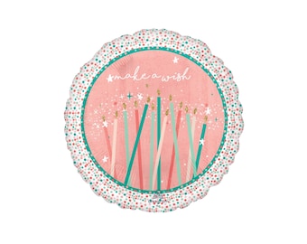 Make A Wish | Birthday Theme Decor  | Elegant Birthday Balloons | Balloon Decor