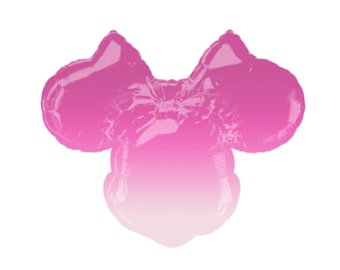 Jumbo Minnie Mouse Ombre Balloon | Birthday Party Decoration