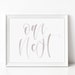 2 Colors Printable Our Nest Handwritten Art // Instant Farmhouse Decor ...