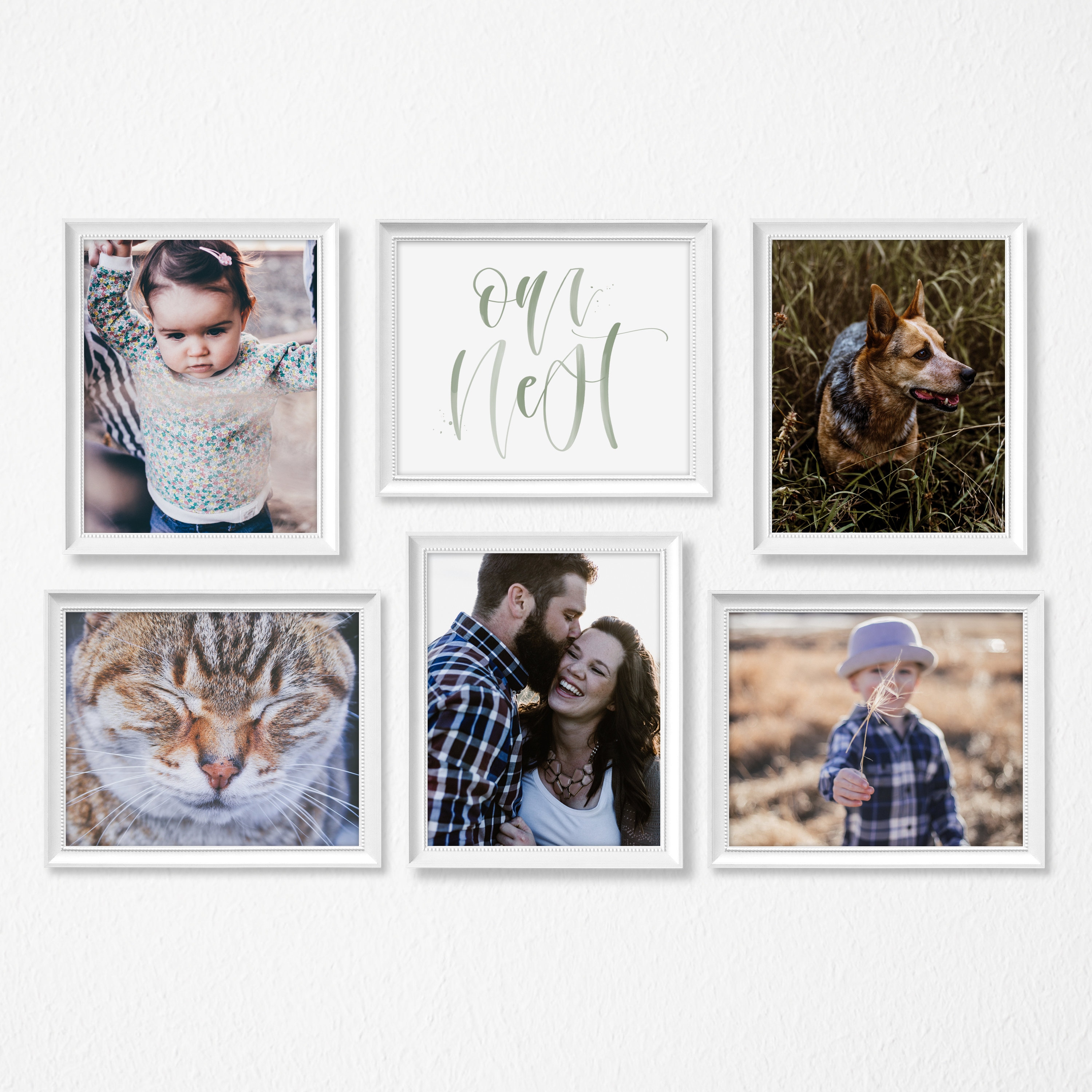 2 Colors Printable Our Nest Handwritten Art // Instant Farmhouse Decor ...